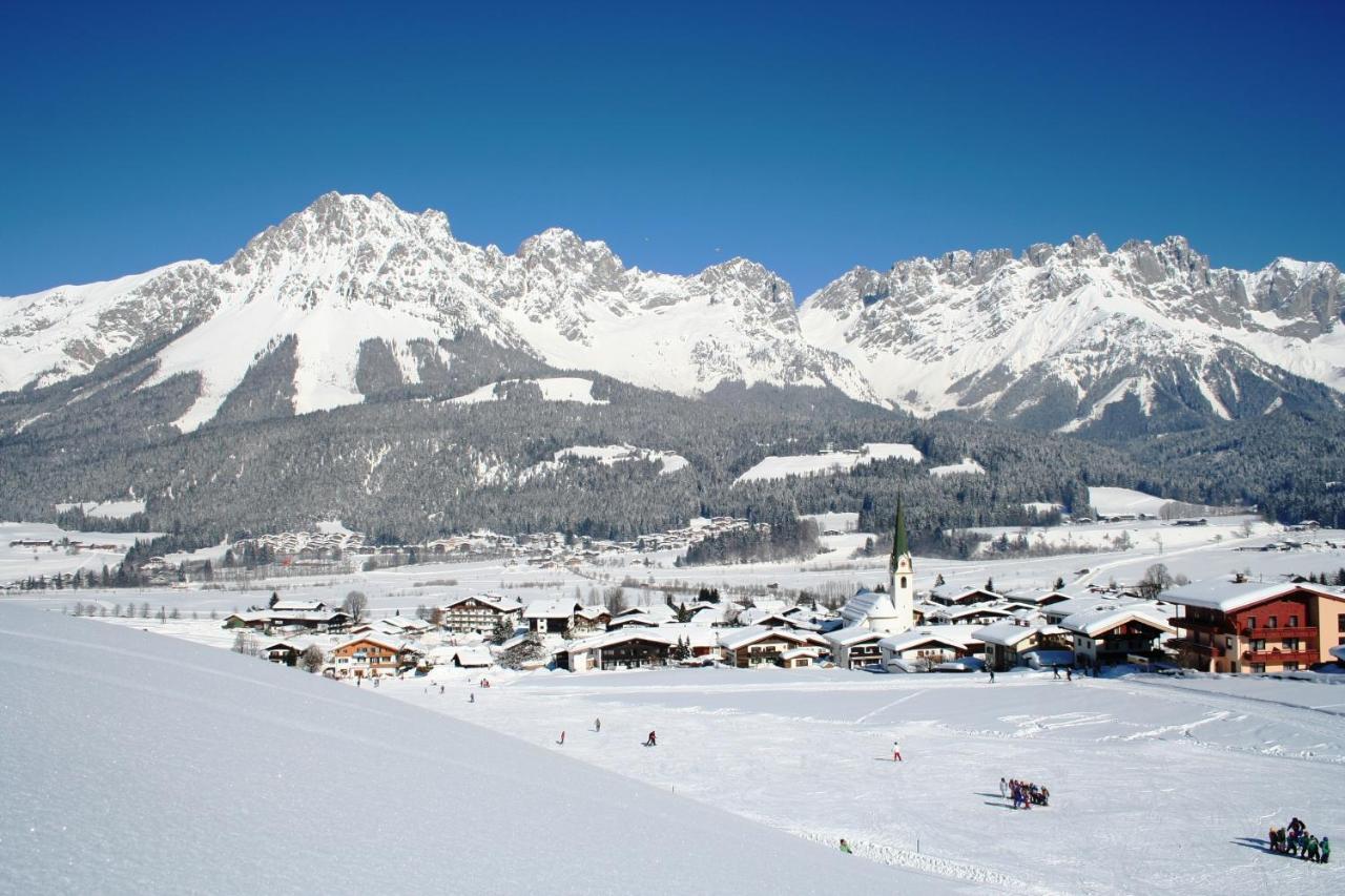 Pension Und Appartements Hartkaiser Ellmau Exterior foto